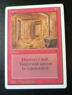TUNNEL : UNLIMITED : MTG : 1993 : GOOD : SEE PHOTO - Image 1
