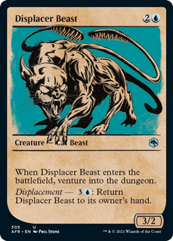Displacer Beast (Showcase) FOIL Adventures in the Forgotten Realms NM ABUGames - Image 1