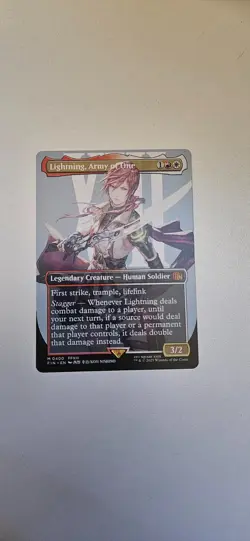 Lightning, Army of One (Borderless) (0400) Final Fantasy Regular - Image 1