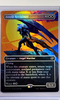MTG Magic The Gathering Edge of Eternities Borderless Foil 288 Astelli Reclaimer - Image 1