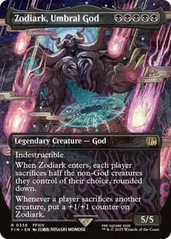 MTG Foil - Zodiark, Umbral God (Borderless) - 336 / NM / English - Image 1