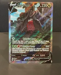 Regidrago V (Alternate Full Art) 184/195 Swsh12 Sword & Shield Silver Tempest NM - Image 3