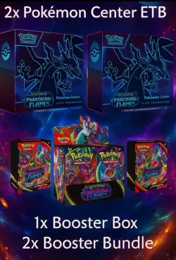 Pokemon Center Phantasmal Flames ETBs, Display, Booster Bundles - PRESALE-11/14 - Image 1