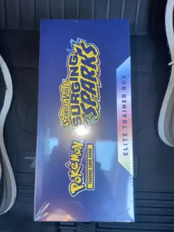 Pokemon TCG Surging Sparks etb only box and dice and sleeves - Image 3