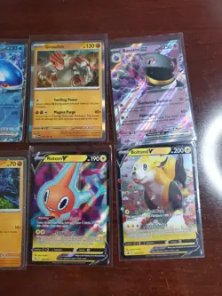 Pokemon 6 Card Lot Holos EX And V , Great Value Set Building Cards Lot1 - Image 3