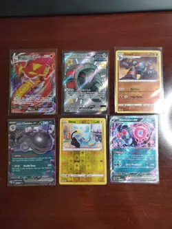 Pokemon 6 Card Lot Holos EX, V And Rare Cards , Great Value Set Building Lot8 - Image 1