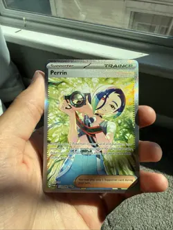 Pokemon TCG Perrin Card 220/167 Twilight Masquerade Special Illustration Rare - Image 3