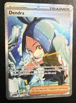 Dendra Full Art 266/193 Illustration Rare Paldea Evolved Pokemon TCG Near Mint - Image 2