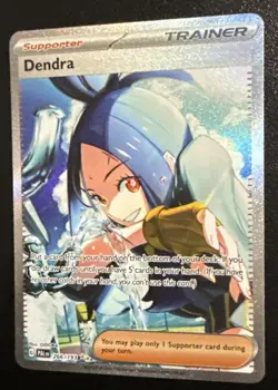Dendra Full Art 266/193 Illustration Rare Paldea Evolved Pokemon TCG Near Mint - Image 3