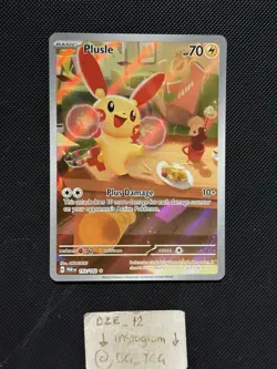 Pokemon Paradox Rift - Plusle - 193/182 - Illustration Art Rare - MINT - Image 1