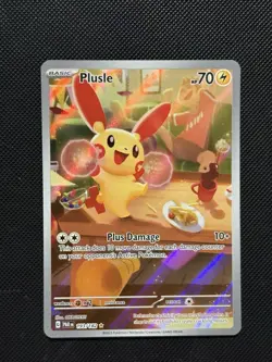 Pokemon Paradox Rift - Plusle - 193/182 - Illustration Art Rare - MINT - Image 2