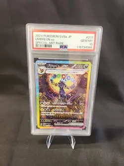 2024 POKEMON JPN SV8A-TERASTAL FEST EX SPECIAL ART RARE #217 UMBREON EX PSA 10 - Image 1