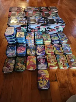Empty Pokemon Tins Lot Of 59 - Image 2