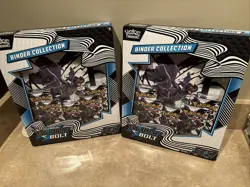 2x Pokemon TCG Scarlet & Violet Black Bolt Binder Collection Box Sealed - Image 1