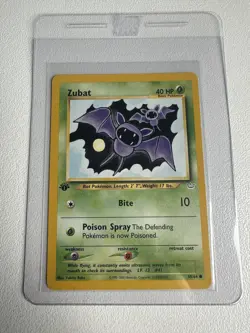 Zubat 59/64 Neo Revelation 1st Edition WOTC Vintage Pokemon - Image 1