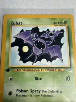 Zubat 59/64 Neo Revelation 1st Edition WOTC Vintage Pokemon - Image 2