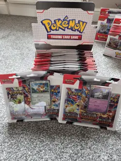 Pokemon TCG: Obsidian Flames 3-Pack Display 12x triple blisters - Image 1