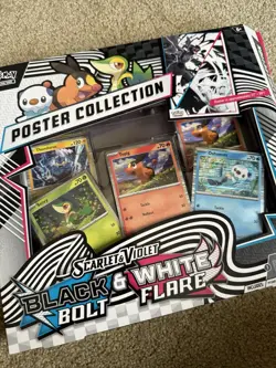 Pokemon White Flare Black Bolt Poster Collection - Promos + Poster + Some Bulk! - Image 1