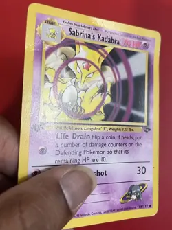 Pokemon Sabrina's Kadabra 58/132 - Gym Challenge 1st Edition Non-Holo - Image 4