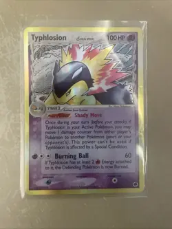 Pokemon TCG Typhlosion Delta Species 12/101 - EX Dragon Frontiers - Holo Rare - Image 1