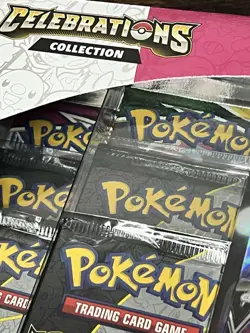Pokemon TCG Celebrations Lance's Charizard V & Dark Sylveon V Box Evolving Skies - Image 5
