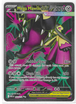 Mega Mawile ex 162/132 Full Art/Ultra Rare Mega Evolution Pokemon - Image 1