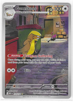 Gumshoos 153/132 CLEAN! Illustration Rare Mega Evolution Pokemon TCG NM - Image 1