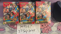 Pokemon TCG Mega Evolution Build And Battle Box 90% Sealed In Hand - Image 1