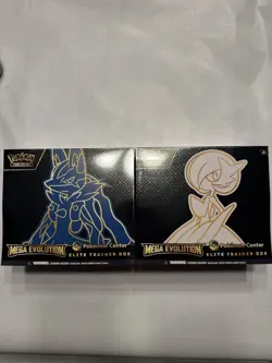 Pokemon Center Mega Evolution ETB Set Of 2 (Factory Sealed) - Image 1
