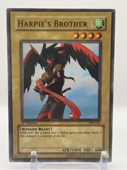 Harpie's Brother SDJ-011 1st Edition Yugioh PSV-049 - Image 1