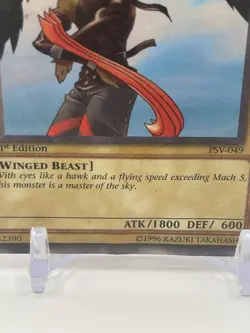 Harpie's Brother SDJ-011 1st Edition Yugioh PSV-049 - Image 4