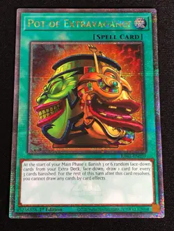 Yugioh Pot of Extravagance RA01-EN059 1ST Quarter (NM) - Image 1