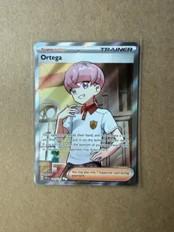 Pokemon TCG Ortega Trainer Prismatic Evolutions Ultra Rare Card 141/131 - Image 1