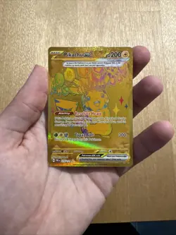 Pokemon TCG Prismatic Evolutions-Pikachu EX Hyper Rare Gold Card. Mint 179/131 - Image 2