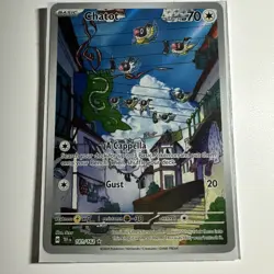 Chatot 181/162 SV05: Temporal Forces Holo Good Centering Pack Fresh Pokemon Card - Image 1