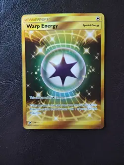Warp Energy (Secret) 123/111 Secret Rare SM - Crimson Invasion Pokemon Card - Image 1