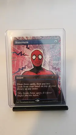 MTG Brainstorm (7019) *Non-Foil* Secret Lair: Spider-Man Bonus Card MT/NM - Image 1