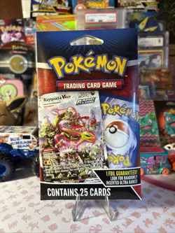 POKEMON TCG 25 Card Walmart Pack - Sealed - Rayquaza V Alt Chase - Image 1