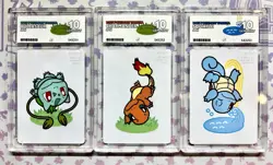 Pokemon Center Japan Takara Card Bulbasaur Charmander Squirtle Sequential Set UK - Image 1