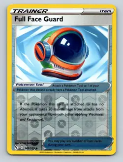 Full Face Guard Reverse Holo LP #148/203 SWSH07: Evolving Skies Pokemon Card - Image 1