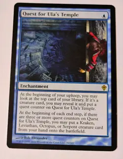 Quest for Ula's Temple MTG, Worldwake, Rare, NM - Image 1
