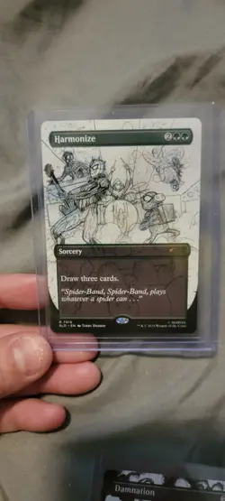 Harmonize #7015 Sketch Version Spider-Man Secret Lair MTG - Image 1