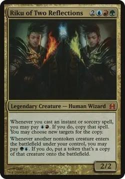 Riku of Two Reflections - Foil Oversized Commander 2011 MP MTG - Image 1