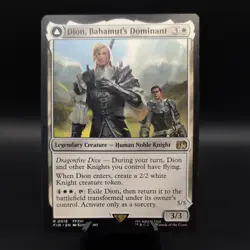 MTG FINAL FANTASY #16 Dion, Bahamut's Dominant RARE NM+ - Image 1