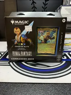 MTG Magic The Gathering Final Fantasy X Commander Deck - Counter Blitz Tidus NEW - Image 1