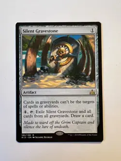 Silent Gravestone - MTG Rivals of Ixalan - NM - Image 1