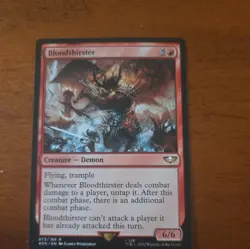 1x Bloodthirster NM-Mint, English Universes Beyond: Warhammer 40,000 MTG Magic - Image 1