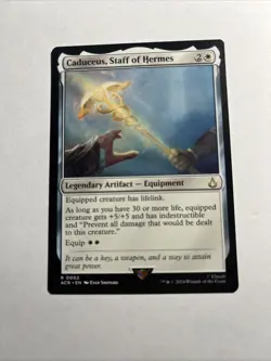 Caduceus, Staff of Hermes Universes Beyond: Assassin's Creed MTG + Bonus Rare!!! - Image 1