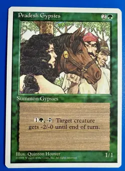 1 BANNED MTG | Pradesh G | Fourth Edition | 1995 | Magic The Gathering |NM - Image 1