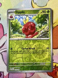Pokemon TCG * SV Stellar Crown * 13/142 Dipplin * REVERSE HOLO COMMON * FRESH NM - Image 1
